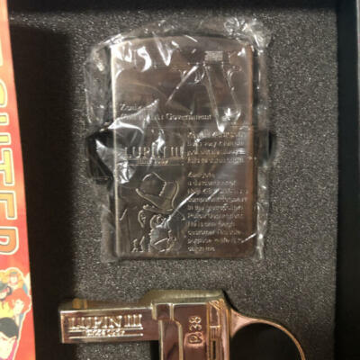 Zippo Police Inspector Zenigata Gun Action Lighter Lupine Third