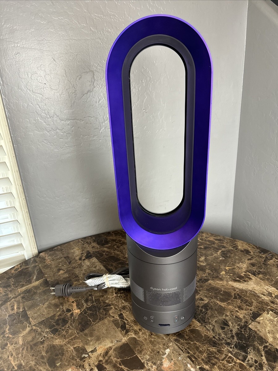 Dyson Am04 Table Fan Rotating Hot Cool Gray & Purple | eBay