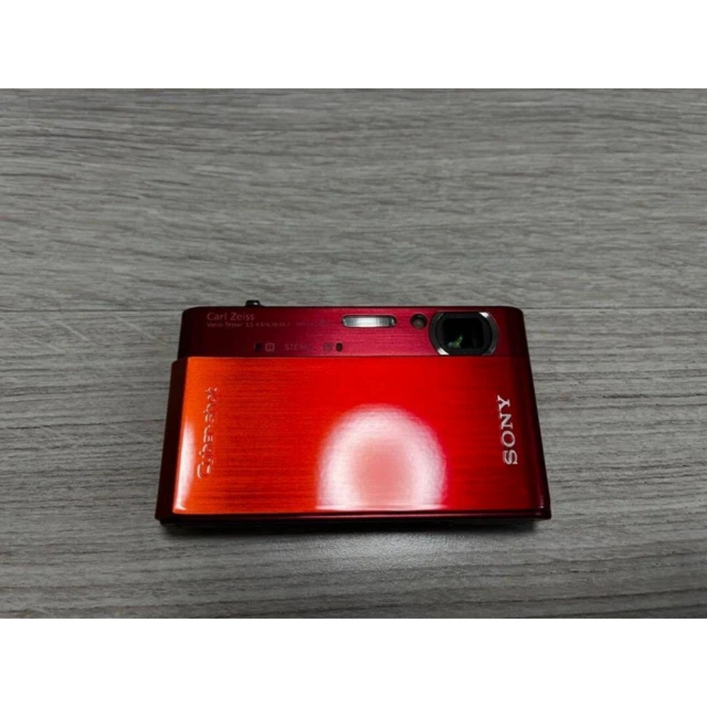 Sony DSC-T900 Cyber Shot 4.0x Optical Zoom Red 12.1MP Digital