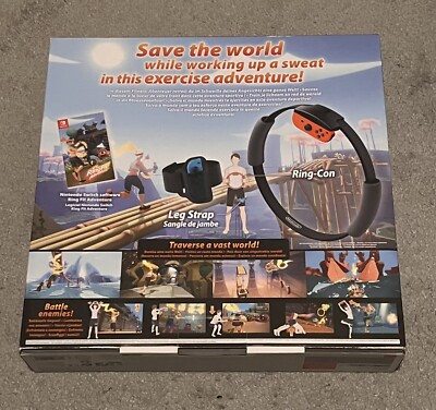Nintendo Switch Ring Fit Adventure Bundle - With Game + Original