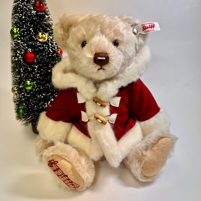NEW! Steiff Christmas Teddy Bear 