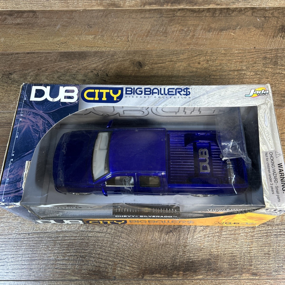 2003 Chevy Silverado Jada Dub City Big Ballers 1:18 scale Diecast