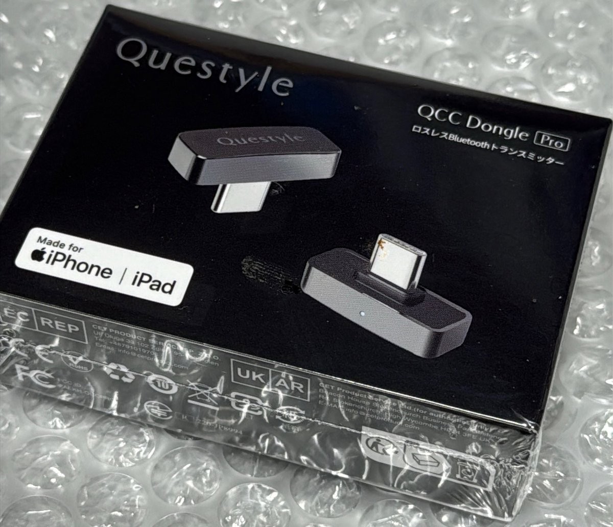 Questyle Lossless Bluetooth Transmitter Mfi Certified QCC Dongle