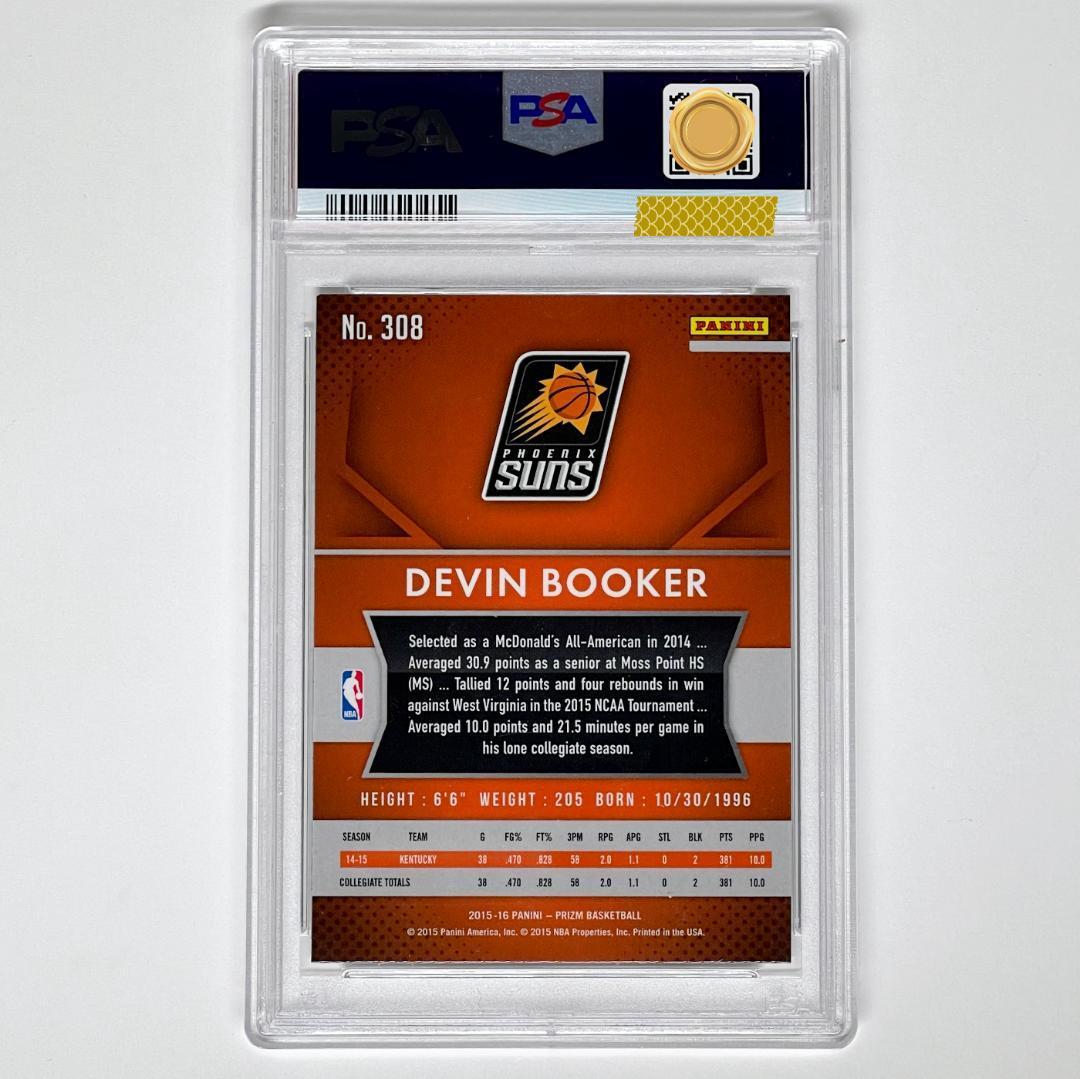 PSA9 finished PRIZM rookie card DEVIN BOOKER RC | eBay