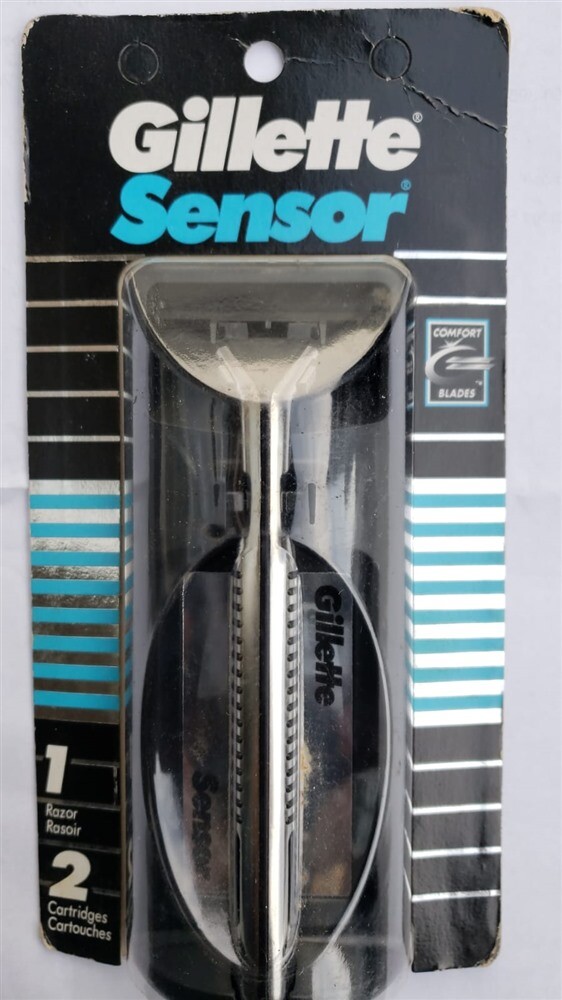 Original Gillette Sensor Razor Metal Handle Cartridges Refills