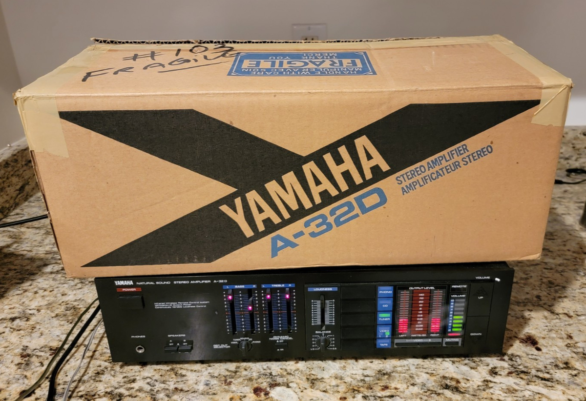 Yamaha Natural Sound Stereo Amplifier A-32 | eBay