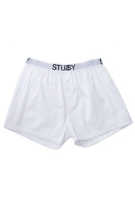 STUSSY BASIC BOXER WHITE BOXERS NEW AUSTRALIAN SELLER | eBay