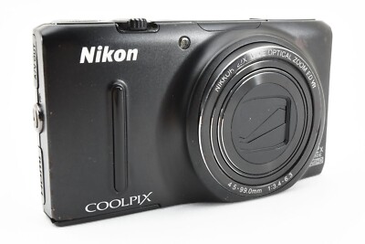 Nikon Coolpix S9500 compact digital camera - black *tested | eBay