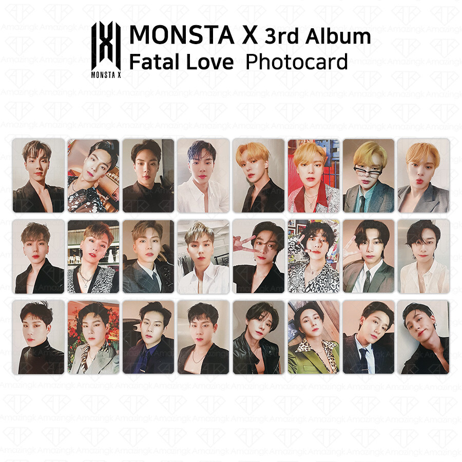 MONSTA X 3rd Album Fatal Love Official Photocard Photo Card