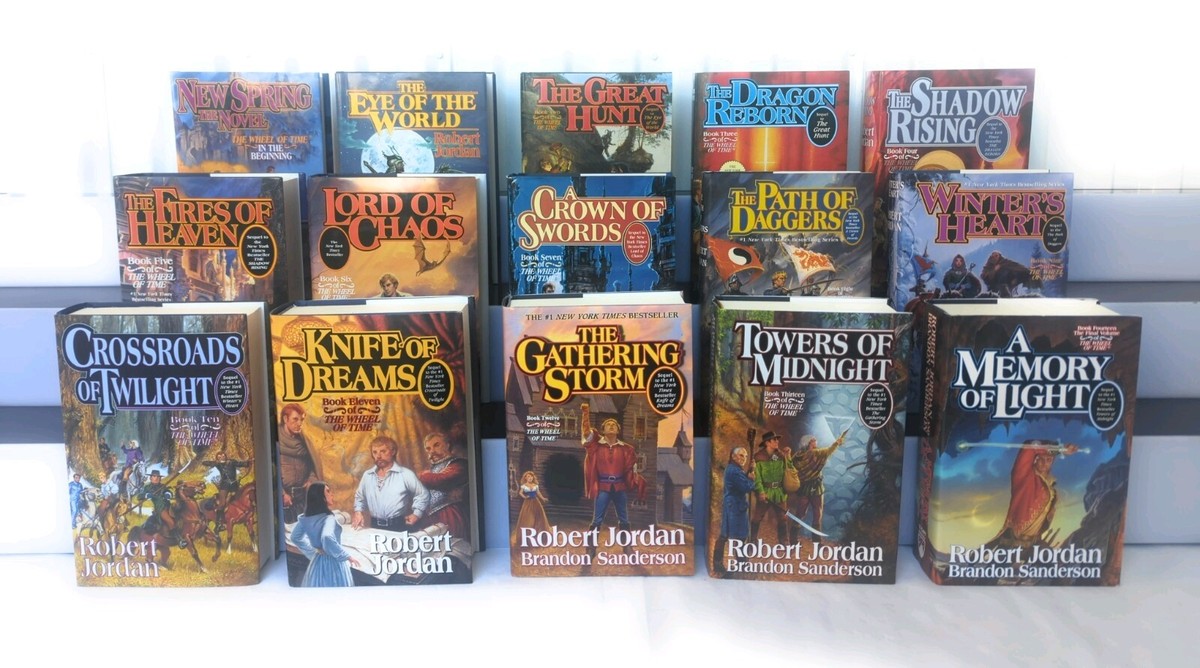WHEEL OF TIME Series: Books 1-14 + Prequel Complete Hardcover Set