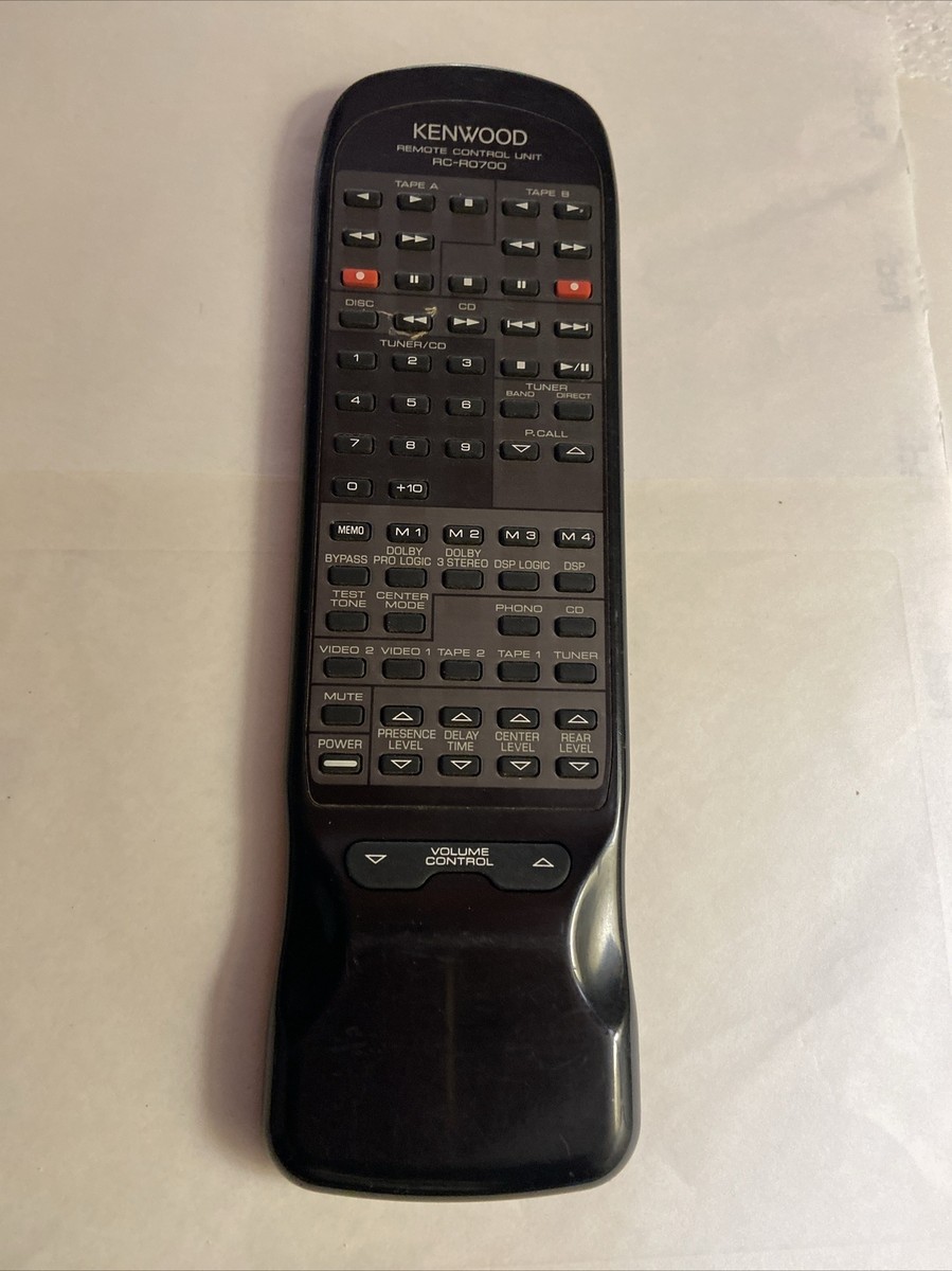 Kenwood Remote RC-R0700 DPR99 KA129 KT591 KC991 KA109 KA891 KA892