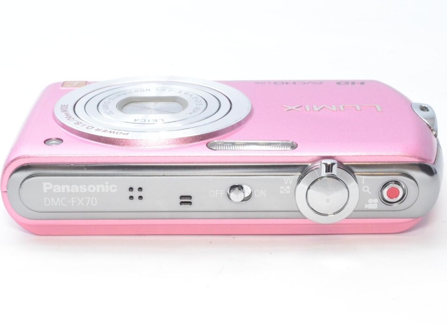 LUMIX DMC-FX70 ピンク 動作確認済 コンデジ タッチ操作 レトロ LUMIX