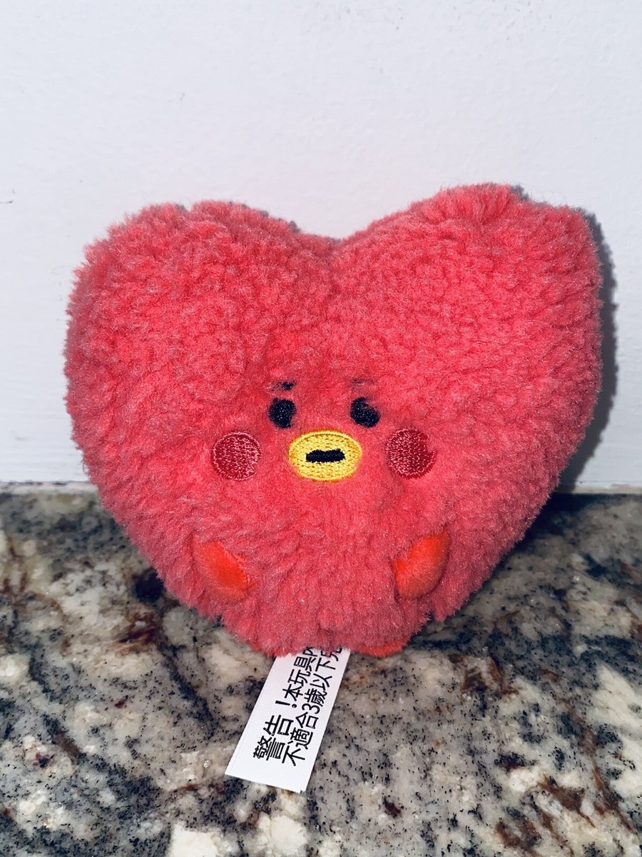 BTS BT21 KIM TAEHYUNG Tata Face Pillow Stuffed Hearty Love KPOP
