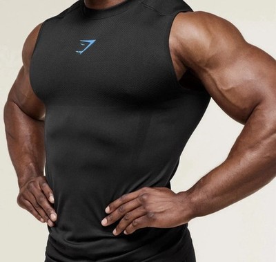 Gymshark Onyx 5.0 Tank - Black/Black All Sizes Free Shipping | eBay