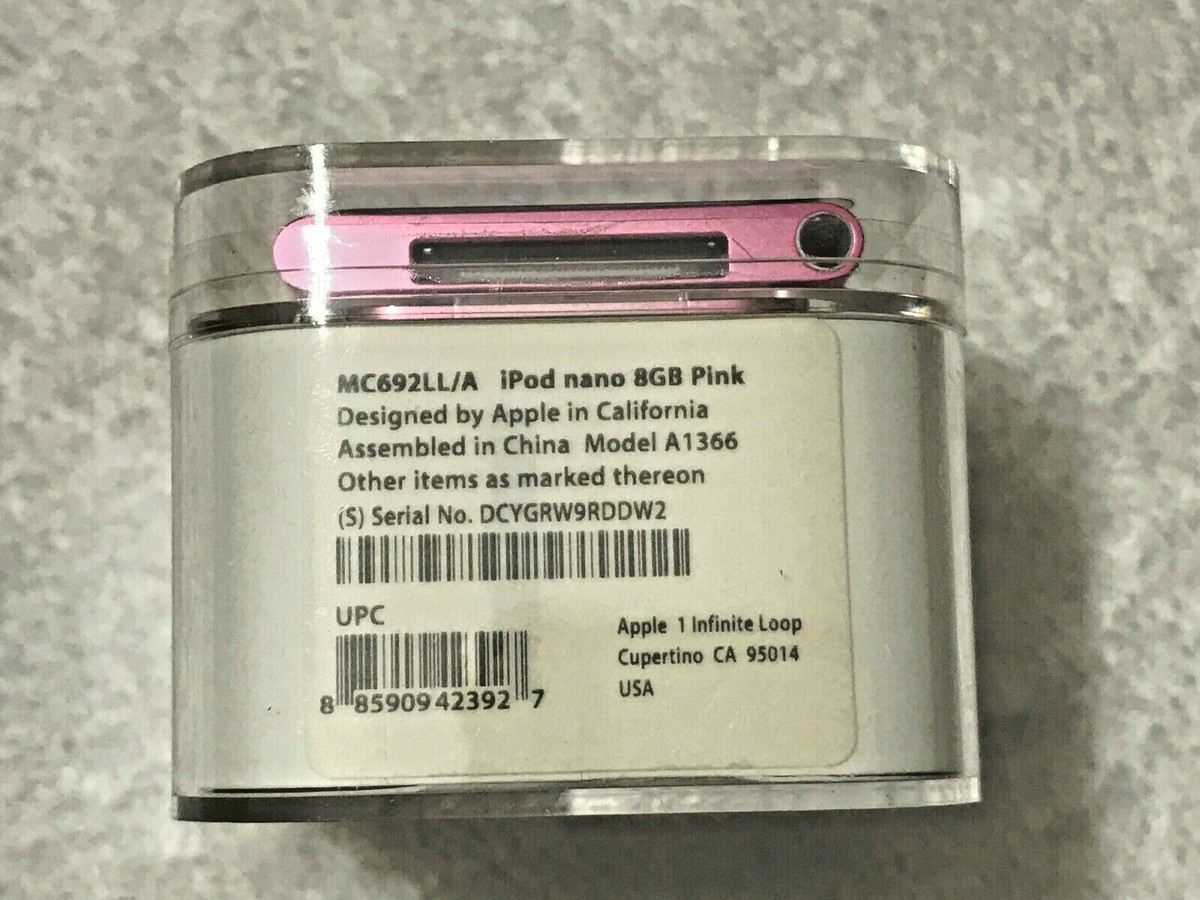 Apple iPod nano 8 GB 6th Generation - Pink for sale online | eBay