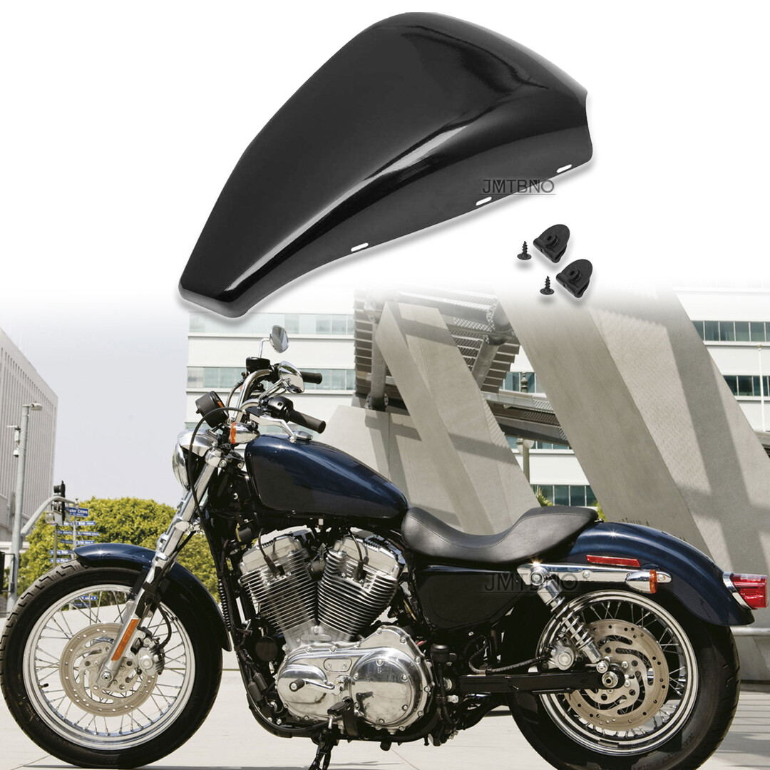 Left Side Battery Cover Glossy Black For Harley Davidson Sportster