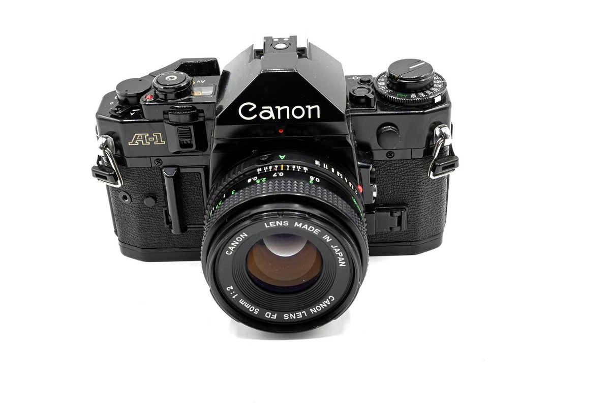 Canon A-1 A1 35mm SLR Film Camera | Manual Focus | 50mm f/1.8 or f