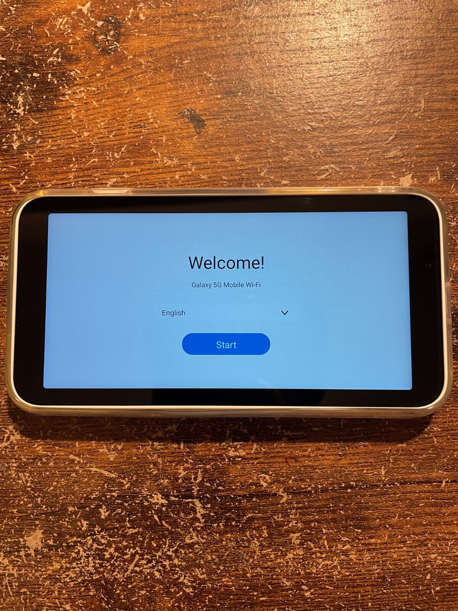 Galaxy 5G Mobile Wifi SCR01 SAMSUNG Wi-fi Comes with clear color
