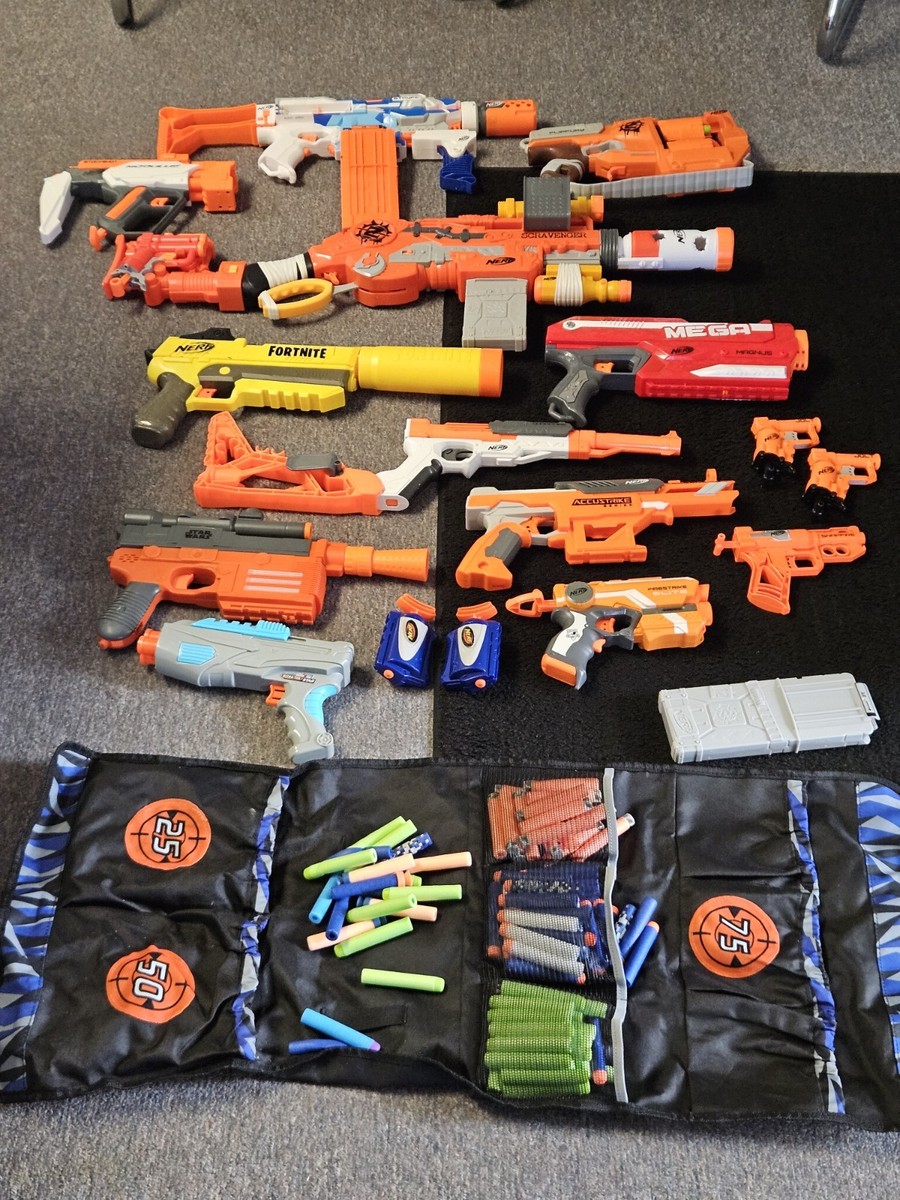 Large Nerf Gun Lot With Accessories, Attachments And Bullets 🔥 | eBay