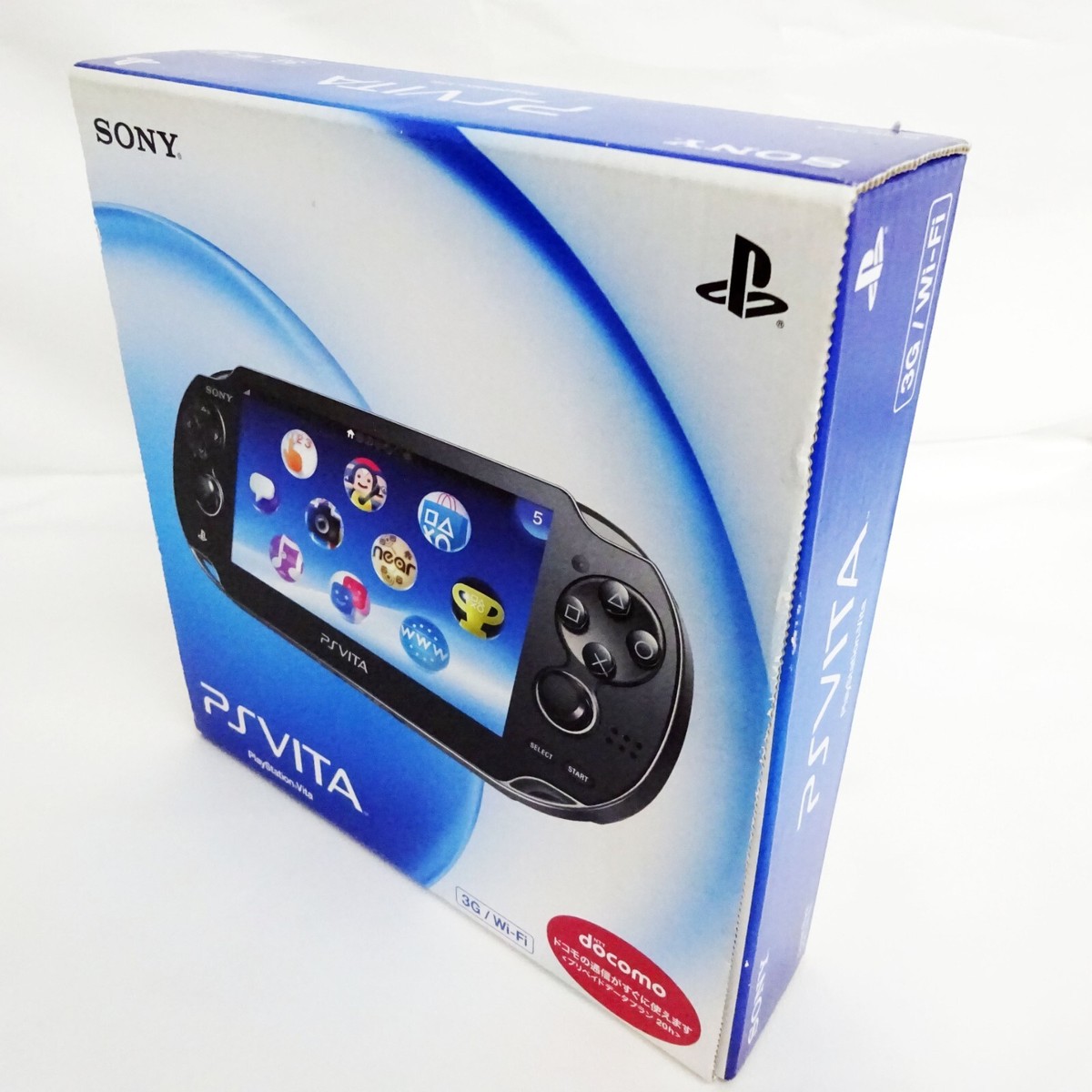 SONY PS Vita PCH-1100 AB01 Crystal Black Wi-Fi 3G Wi-Fi Console