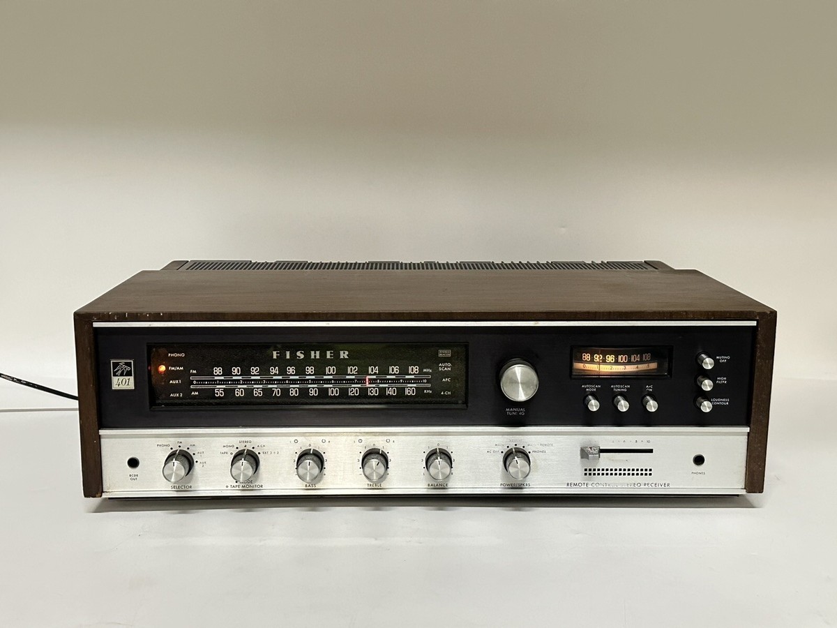 Vintage 1970's Fisher 401 ~ AM/FM Stereo Receiver ~ 45WPC into