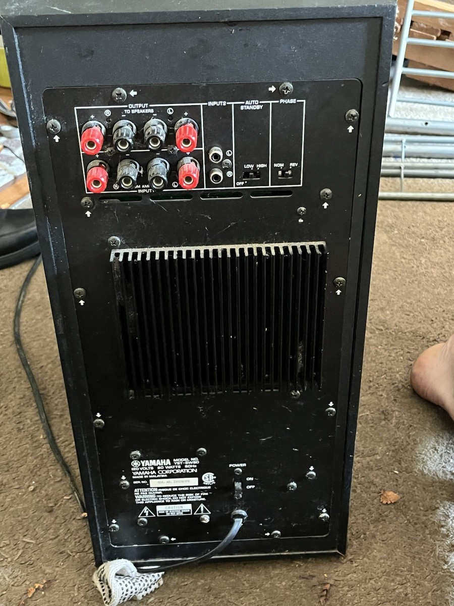 Yamaha YST-SW105 Powered Subwoofer for sale online | eBay