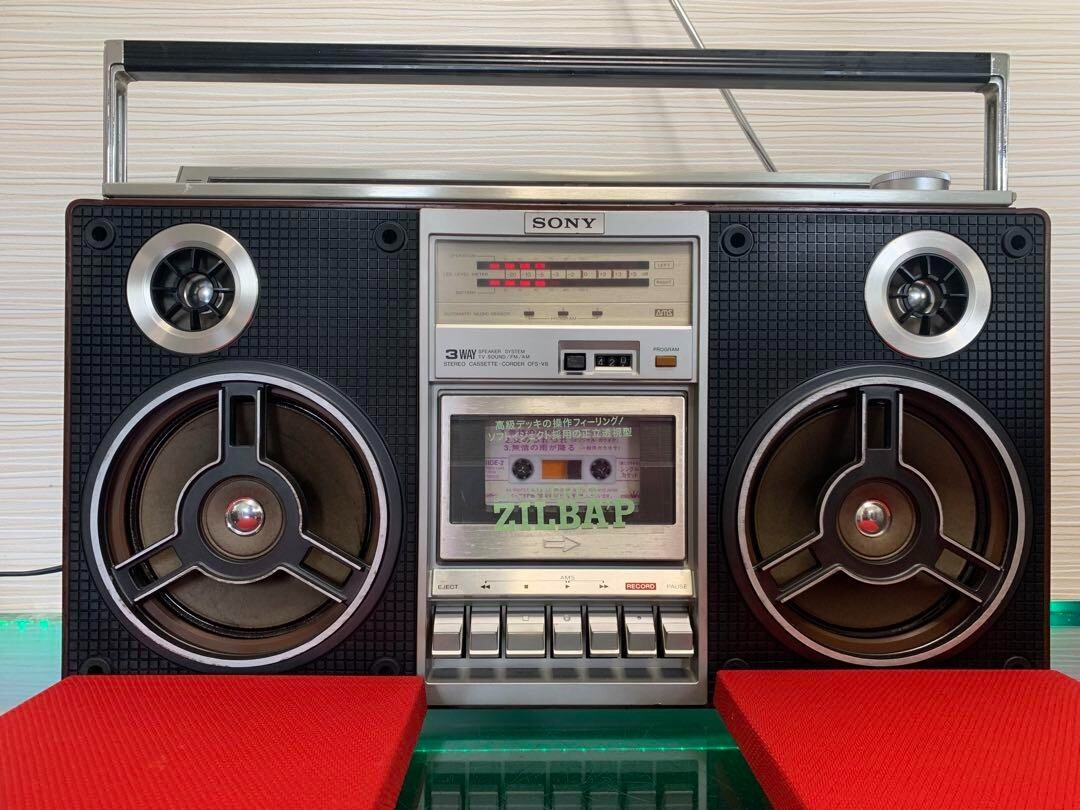 SONY CFS-V8 Luxury Stereo Radio Cassette ZILBA'P ZILBAP Good GP | eBay