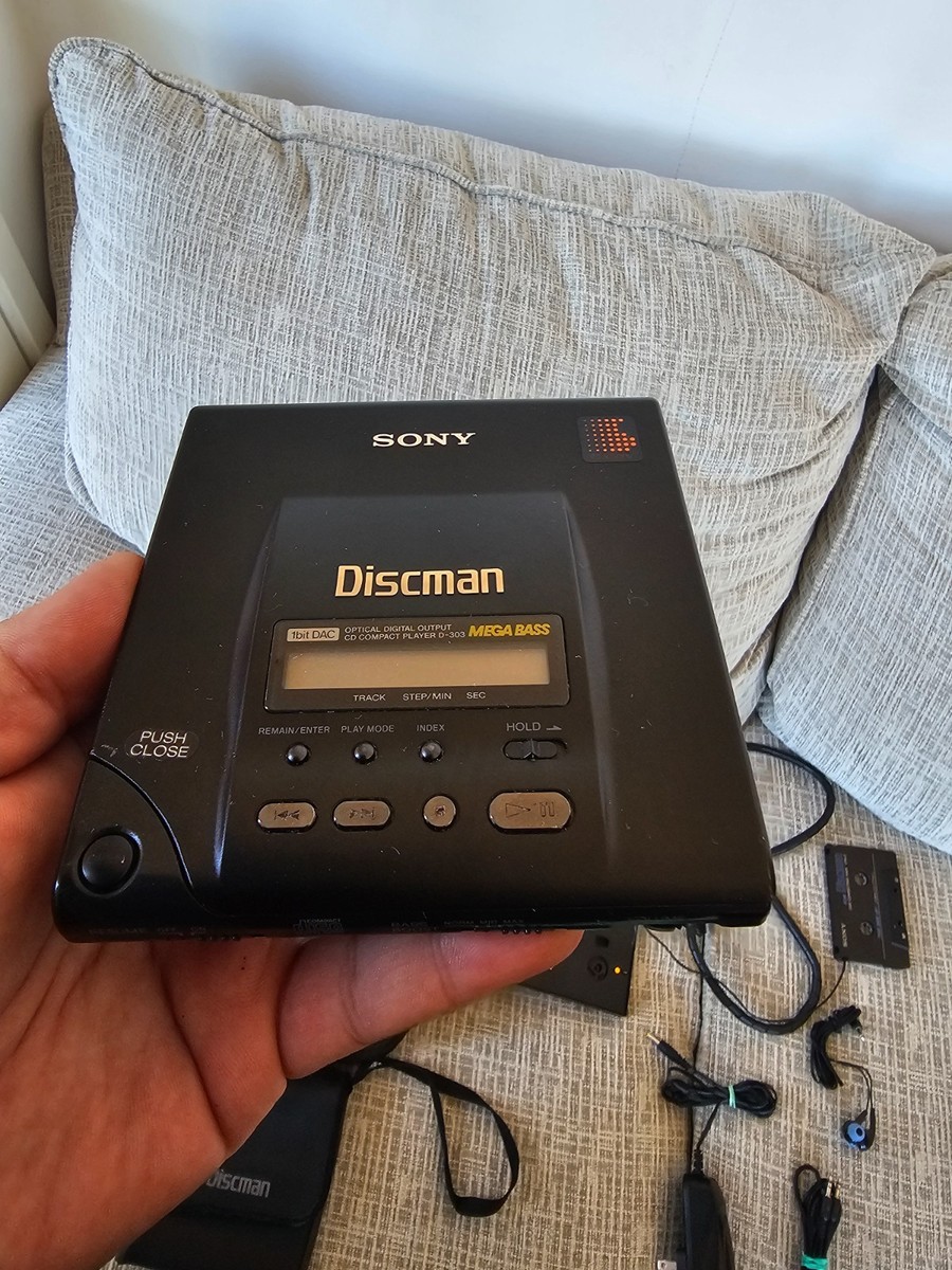 SONY Diskman D-303 ポータブルCDプレーヤー ケース付き SONY