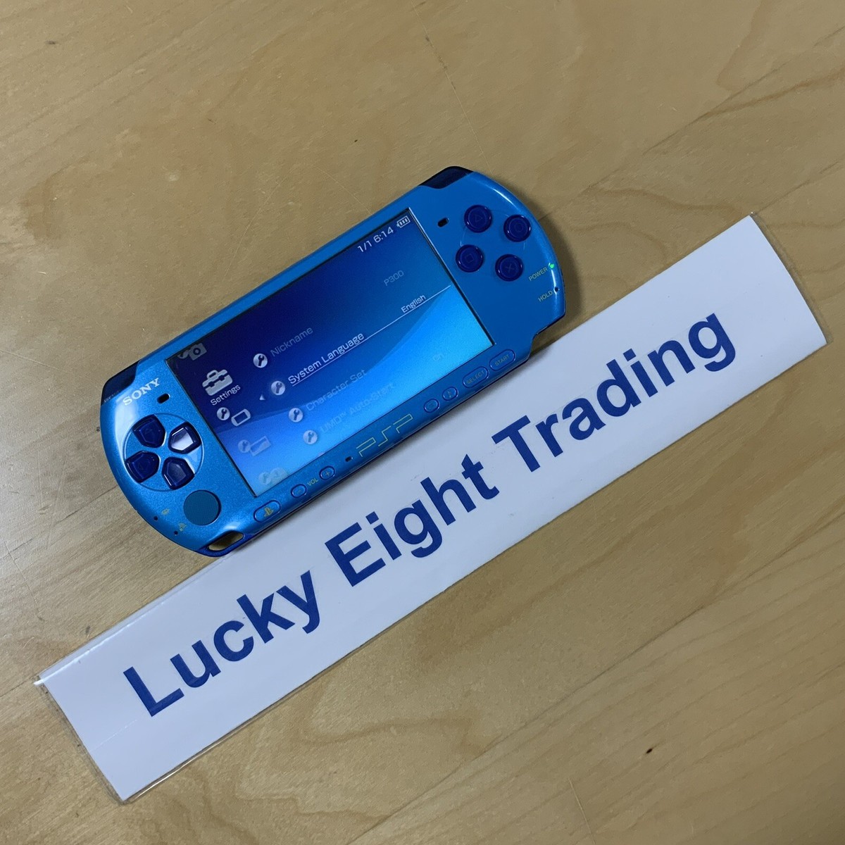 PSP 3000 Sky Blue Marine Blue Console only No Battery [H] | eBay