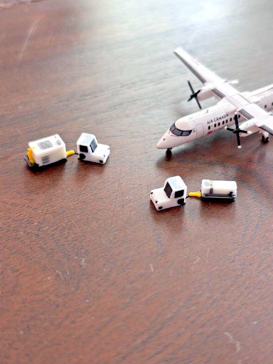 1:400 Model Airport Accessories - 10 Piece Aircraft GPU and A/C