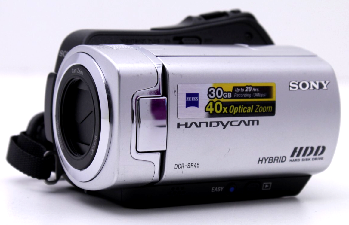 Sony DCR-SR45 Handycam Digital Video Camcorder w/ AC-L200 AC