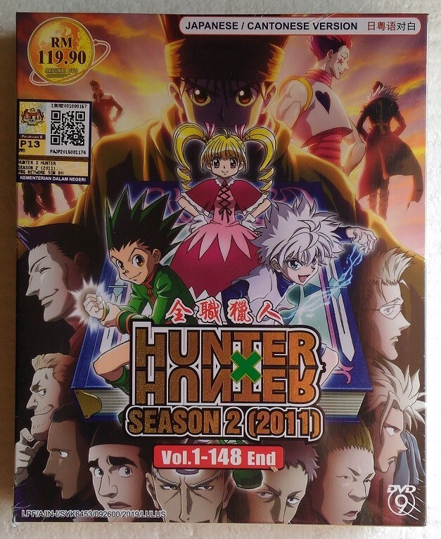 Hunter x Hunter (2011) TV Complete Anime DVD (English Dub) Alll