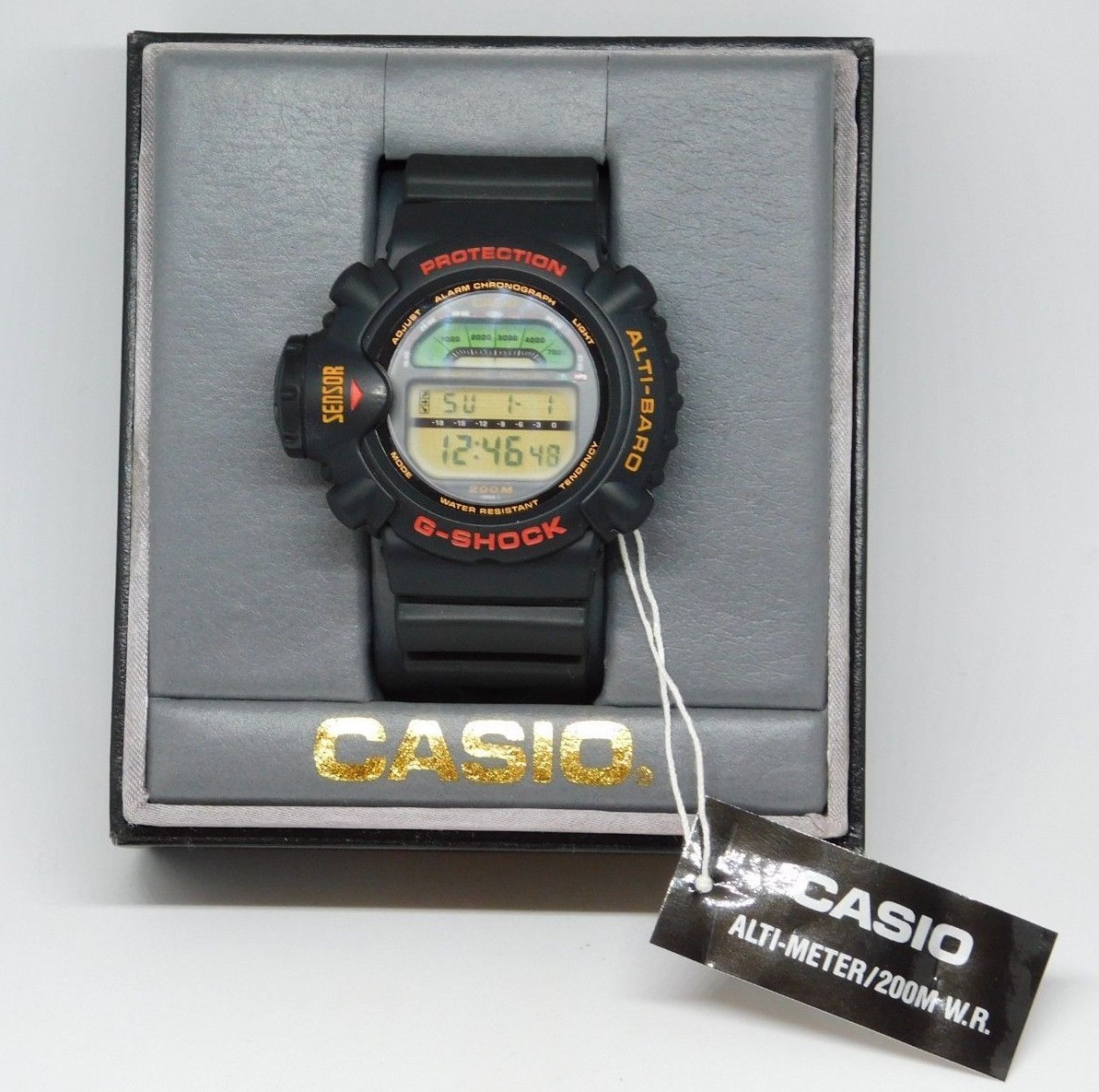 RARE VINTAGE CASIO G-SHOCK DW-6500 1160 SKYFORCE ALTI-BARO WATCH