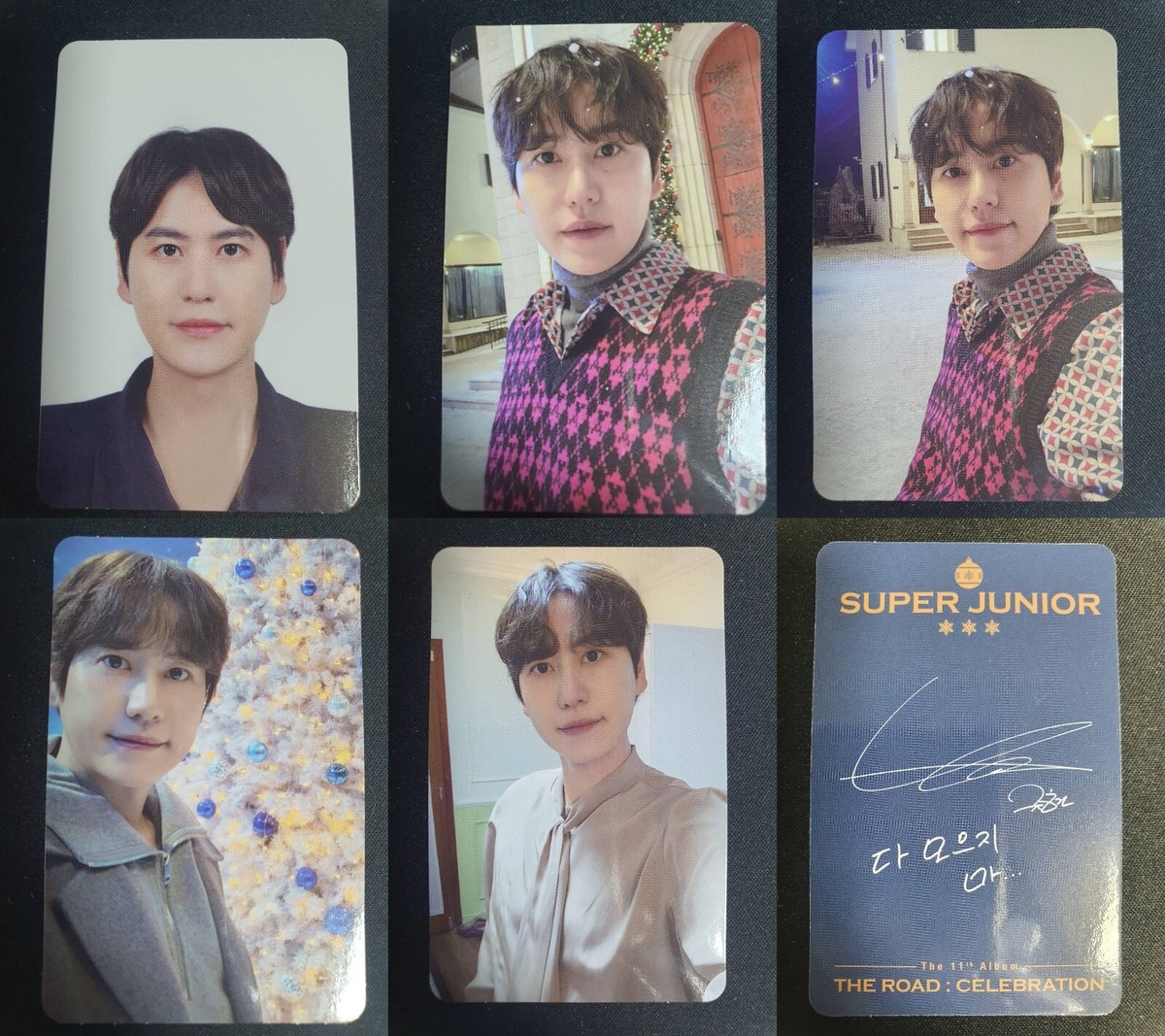 SUPER JUNIOR Official PHOTOCARD 11th THE ROAD : CELEBRATION Album
