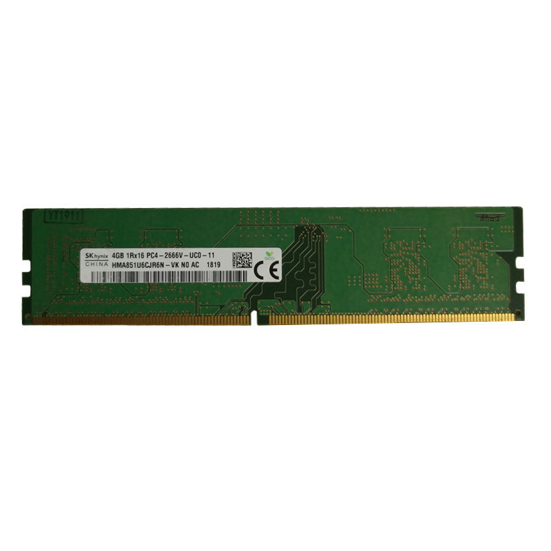 SK Hynix 4GB DDR4 1Rx16 PC4-2666V-UC0-11 HMA851U6CJR6N-VK N0 AC