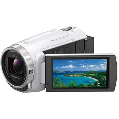 Sony Video Camera 2.29 MP (16:9) Handycam HDR-CX680 W White 64GB