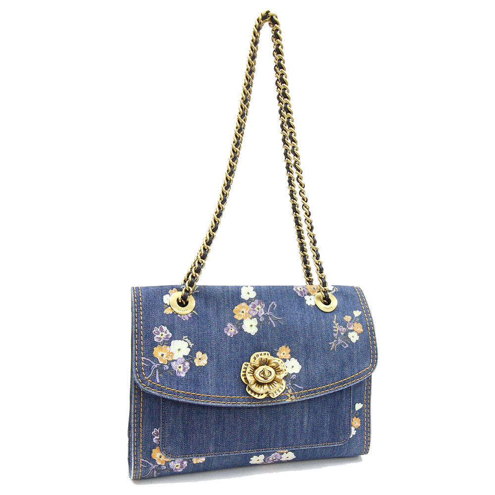 COACH Japan Limited Design Parker Chain Bag Tea Rose 68229 H19x