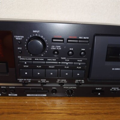 Tascam CD-A550 CD/Cassette Player Recorder Confirmed Operation