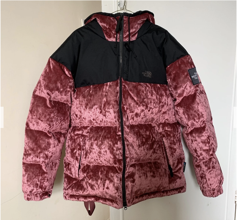 The North Face Black Series Velvet Nuptse Urban regal red down