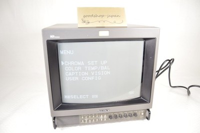 SONY PVM-1454Q 14-inch Trinitron Color Video CRT Monitor Tested W