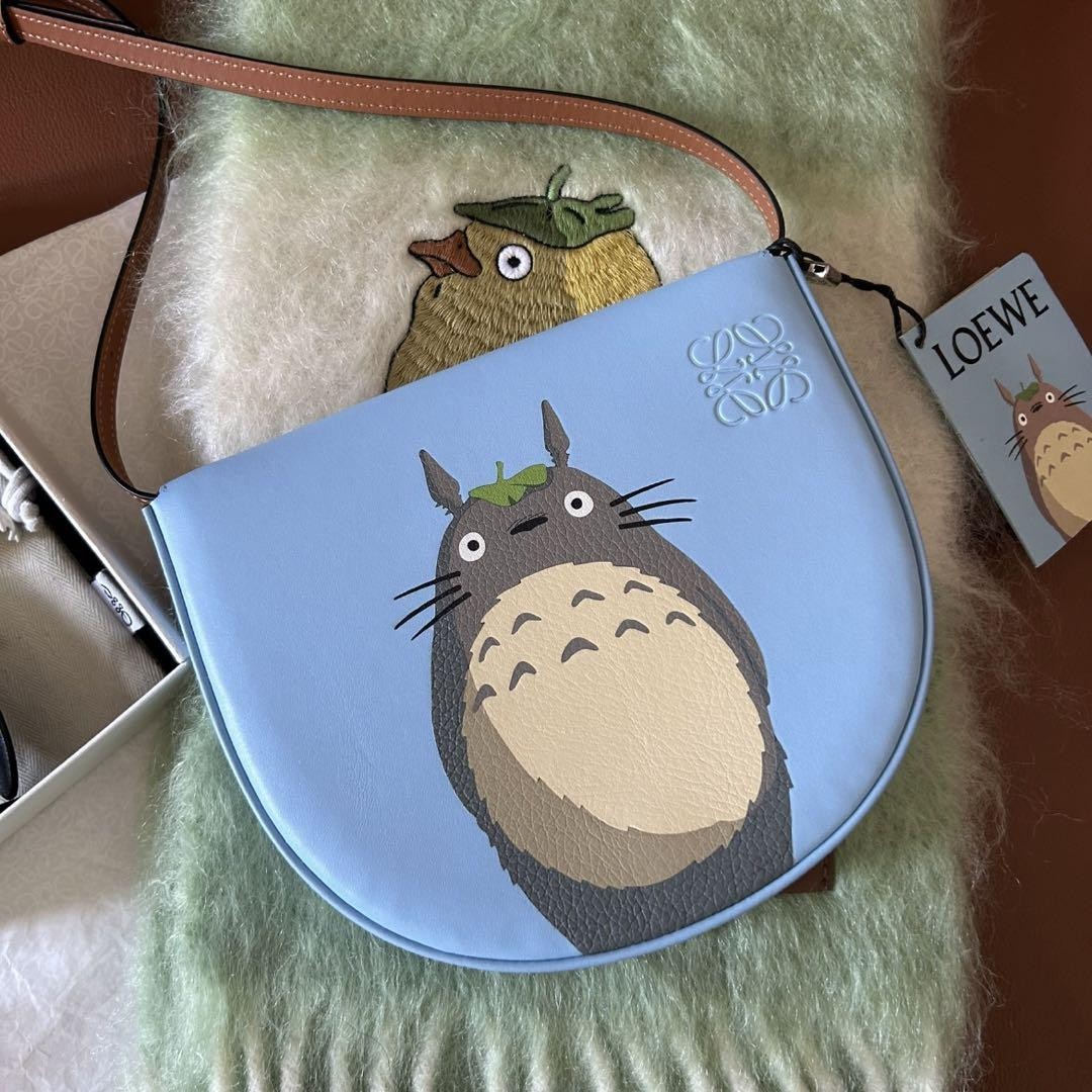 LOEWE x Studio Ghibli My Neighbor Totoro Collaboration Heel Pouch