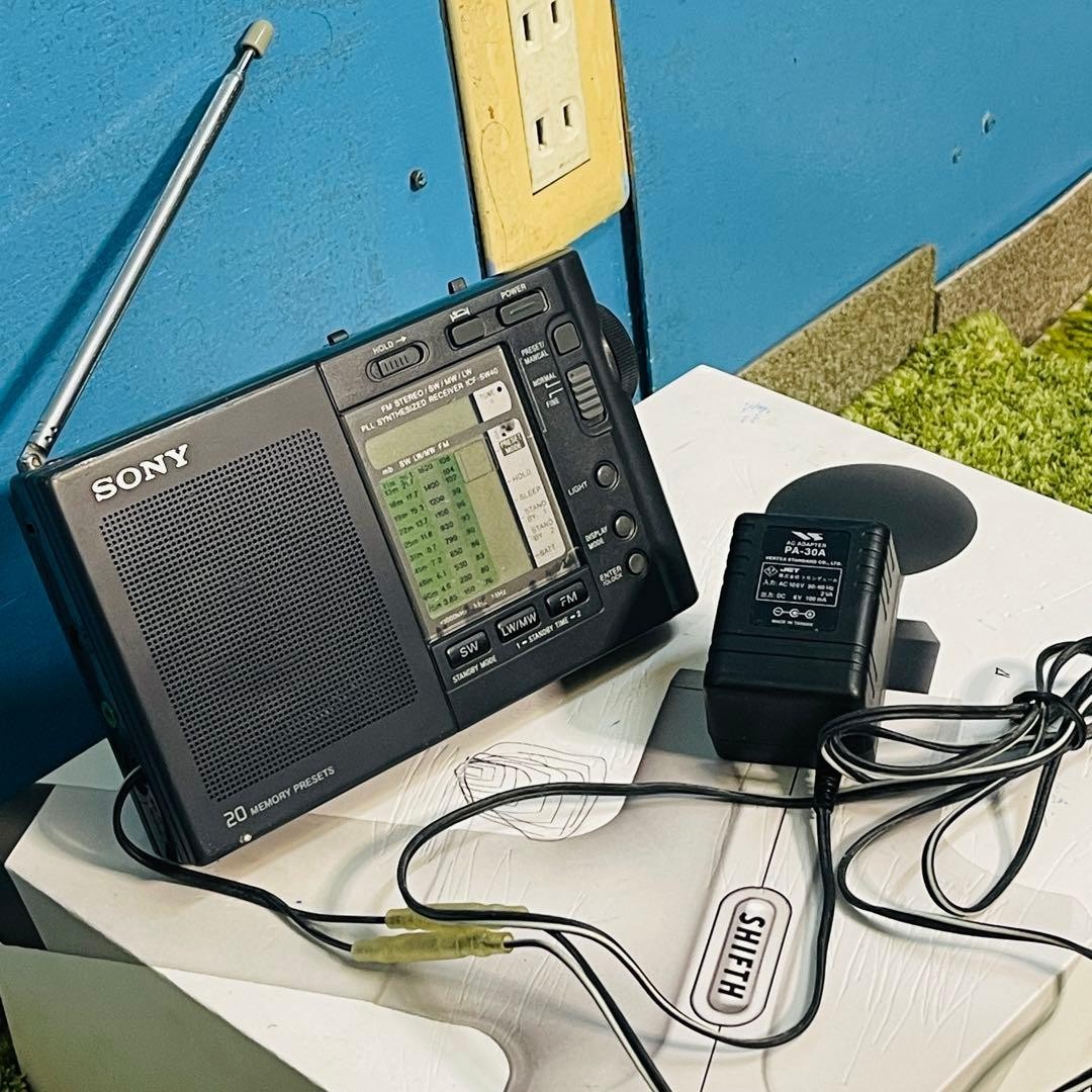 Used Sony ICF-SW40 Portable World Band Pocket Shortwave Radio