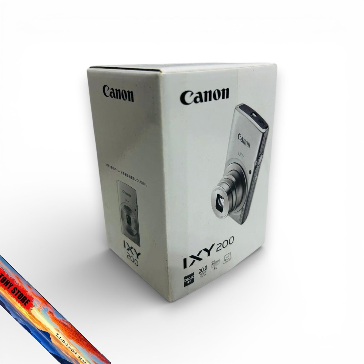 Canon PowerShot IXY 200 20MP Compact Digital Camera - Silver for