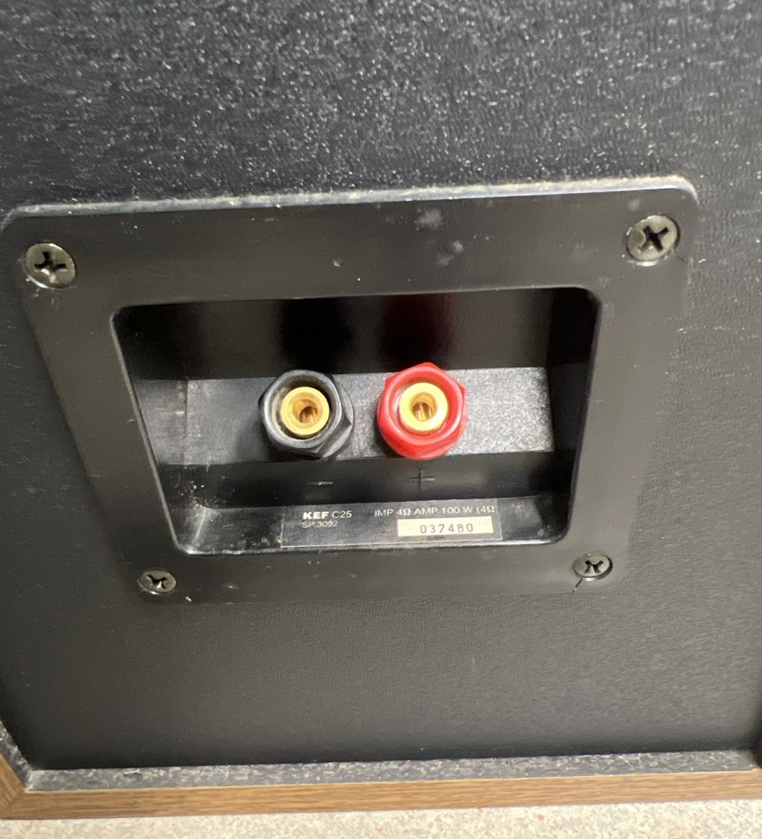 KEF C25 Bookshelf Speakers | eBay