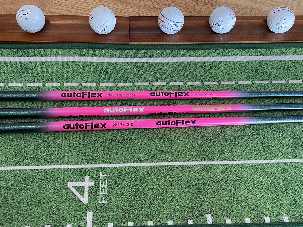 Pink & Black AutoFlex By Dumina SF505XX 45” Graphite Driver Shaft