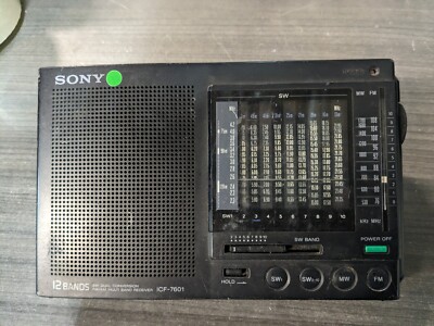 Sony ICF-7601 Fm/Am/Sw Shortwave Radio 12 Bands | eBay