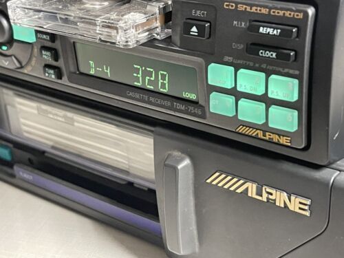 Alpine CDA-5755 MDA-7755J Set CD MD Player Car Audio JDM Tested