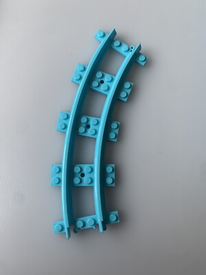 Lego Friends Roller Coaster Train Track Azure Colour 85976, 25086
