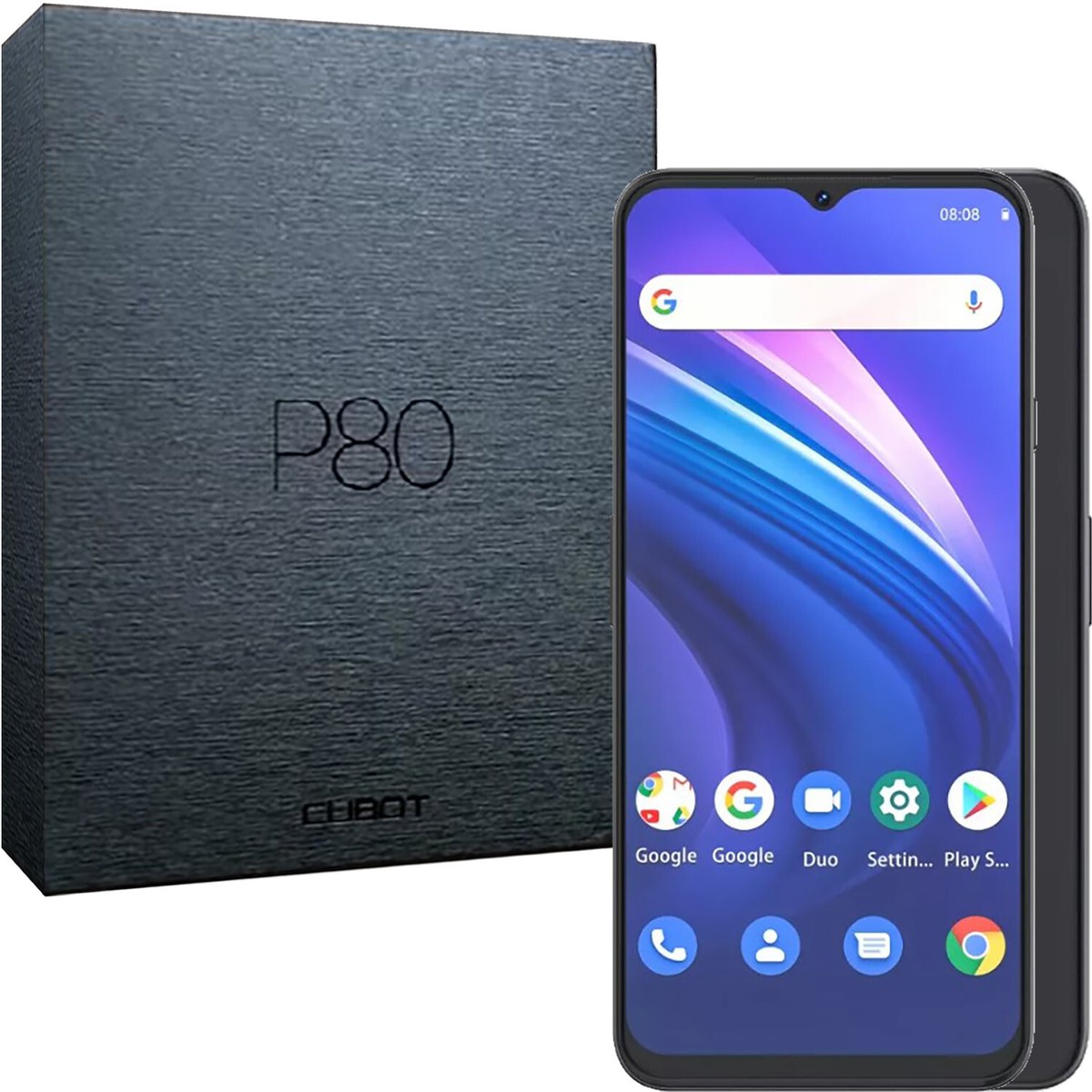 Cubot P80 4G Black 256GB + 16GB Dual-Sim Factory Unlocked GSM NEW