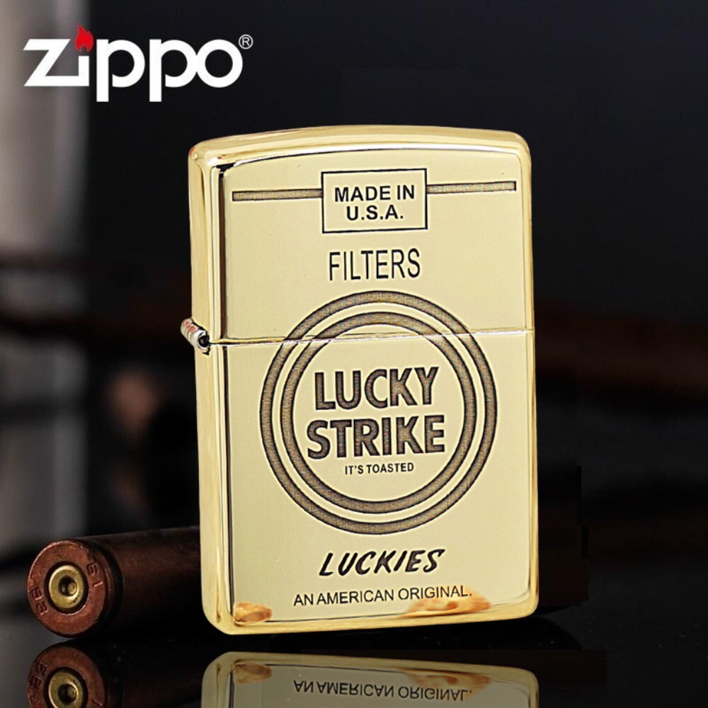 High Polished Carved Lucky Strike Zippo Lighter - US Shipping | eBay